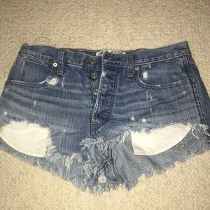 High rise shorts